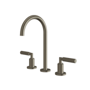 Aquabrass Montecarlo Widespread Lavatory Faucet 50016 in brushed black chrome