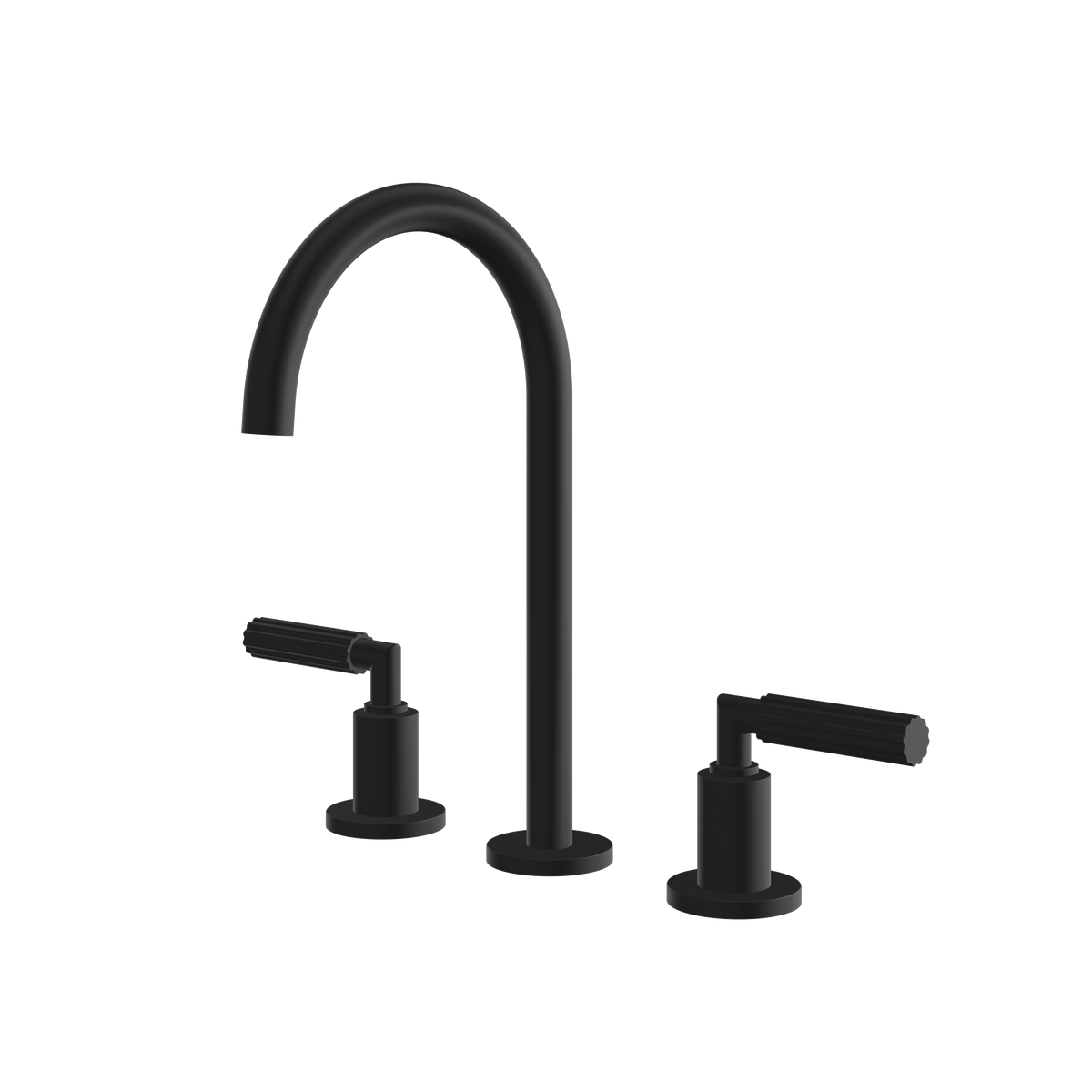 Aquabrass Montecarlo Widespread Lavatory Faucet 50016 in black
