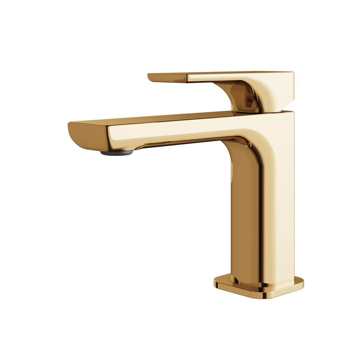 Aquabrass Solo Hask Single-hole Lavatory Faucet 6A14 in polished gold