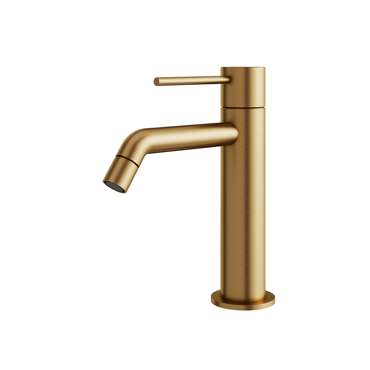 Aquabrass Solo Up Plus Single-hole Lavatory Faucet 6B14 in brushed gold