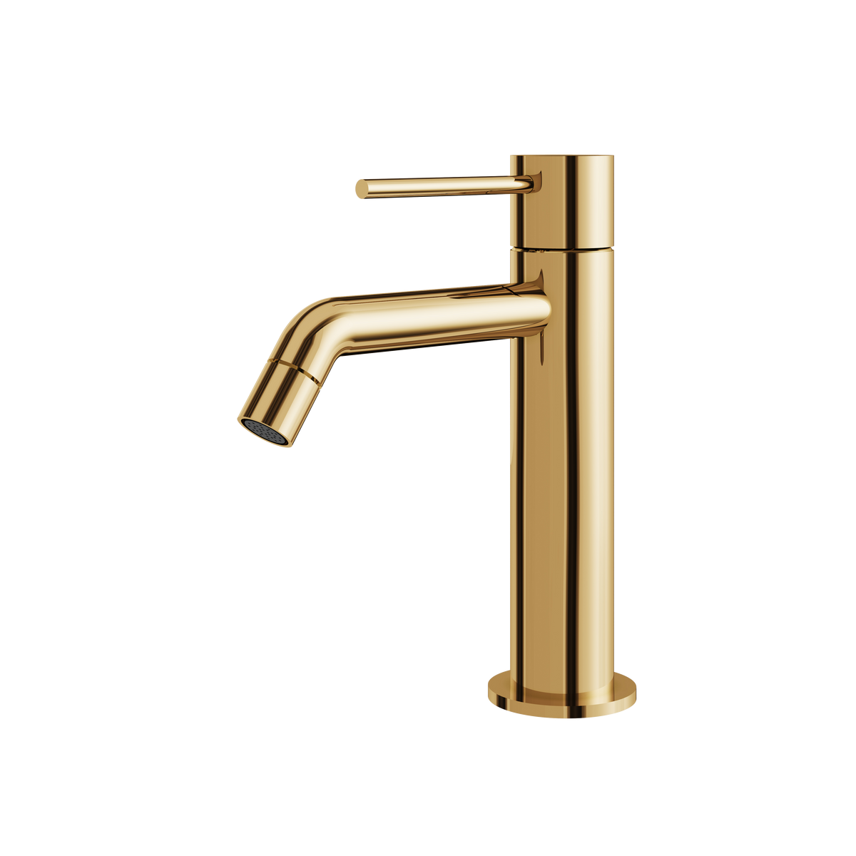 Aquabrass Solo Up Plus Single-hole Lavatory Faucet 6B14 in polished gold