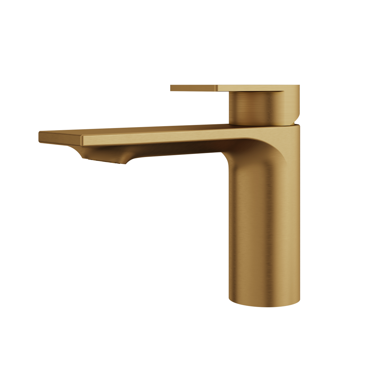 Aquabrass Alpha Single-hole Lavatory Faucet 92014 in brushed gold