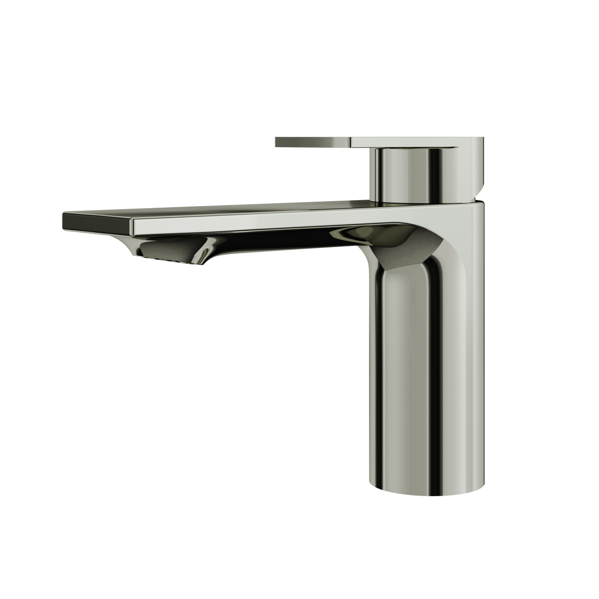 Aquabrass Alpha Single-hole Lavatory Faucet 92014 in polished nickel