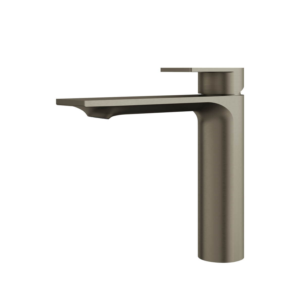 Aquabrass Alpha Tall Single-hole Lavatory Faucet 92020 in brushed black chrome