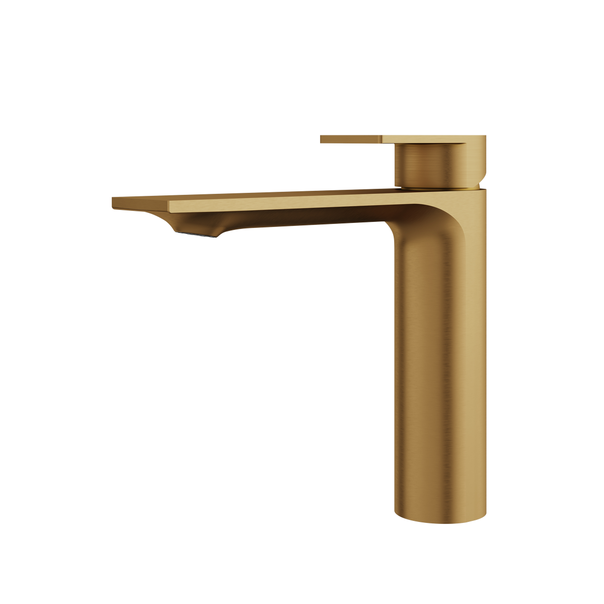 Aquabrass Alpha Tall Single-hole Lavatory Faucet 92020 in brushed gold