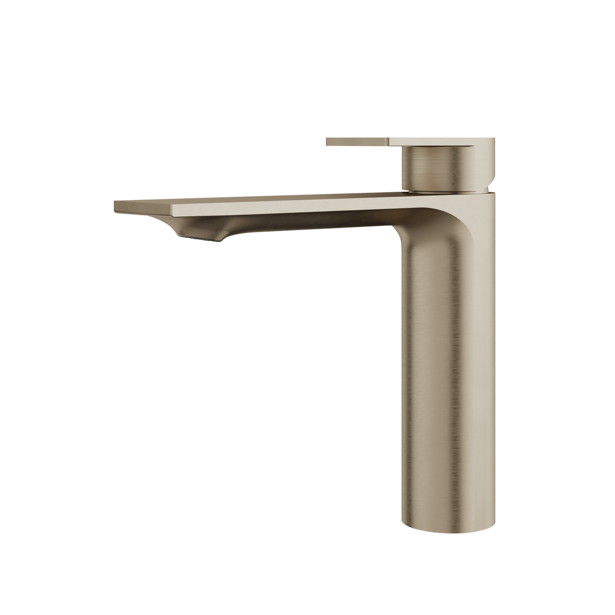 Aquabrass Alpha Tall Single-hole Lavatory Faucet 92020 in brushed nickel