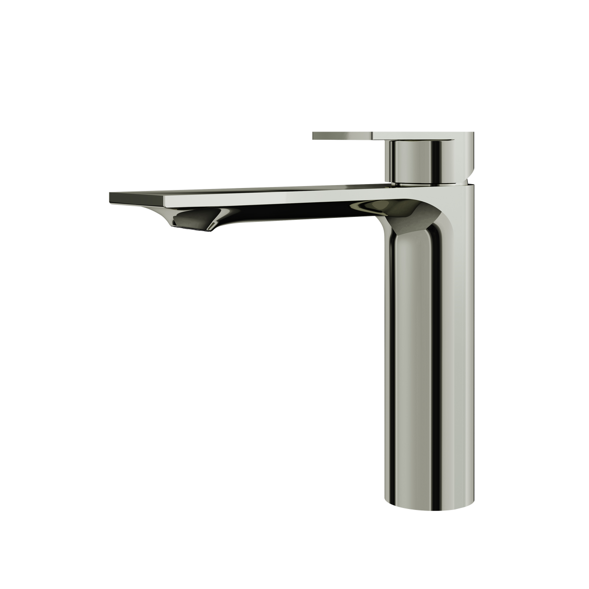 Aquabrass Alpha Tall Single-hole Lavatory Faucet 92020 in polished nickel