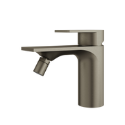 Aquabrass Alpha Single-hole Bidet with Swivel Spray 92024 in brushed black chrome