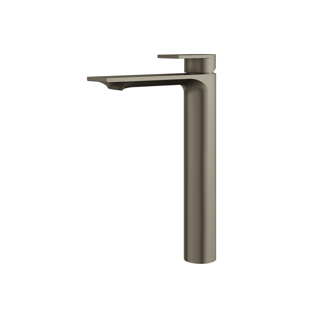 Aquabrass Alpha Tall Single-hole Lavatory Faucet 92120 in brushed black chrome