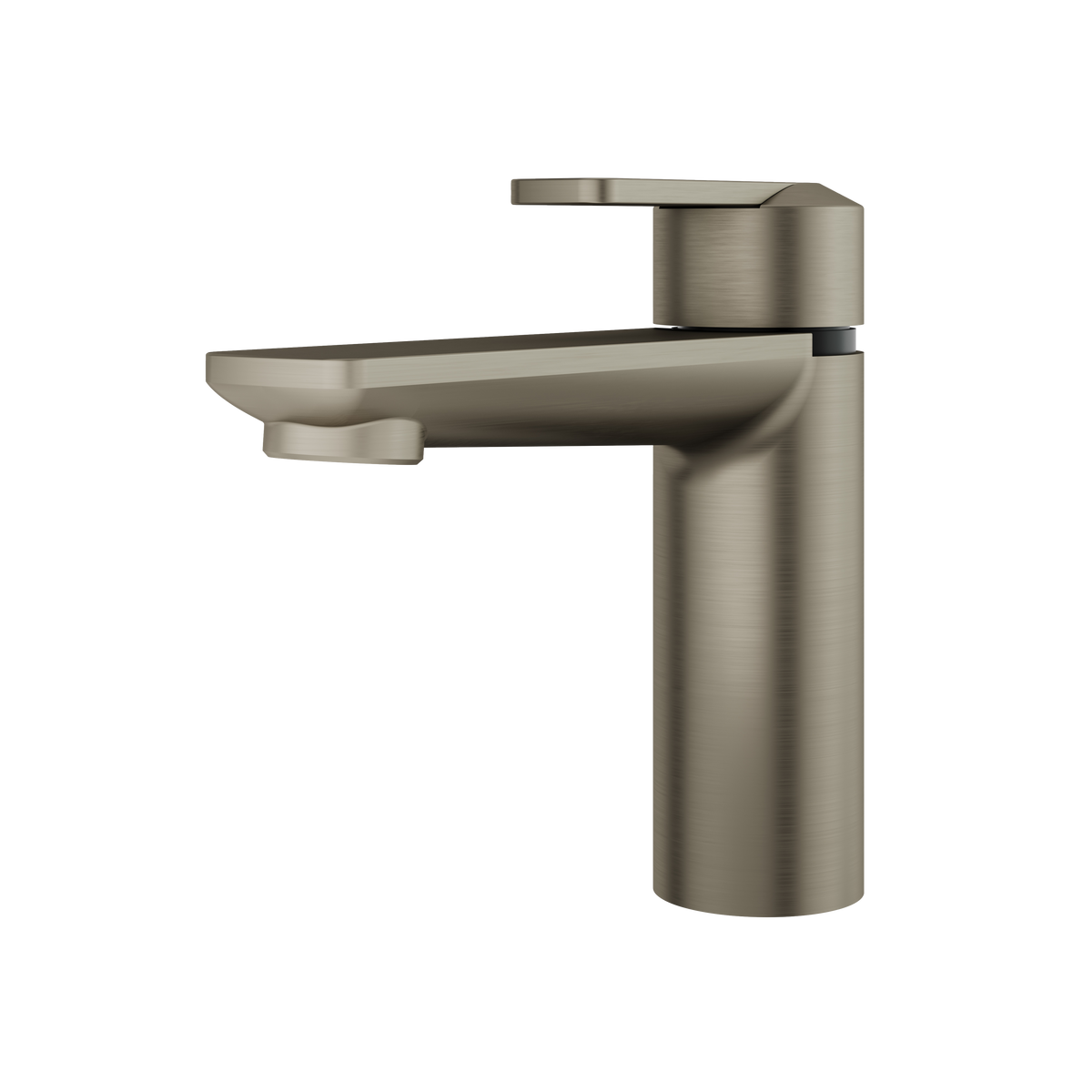 Aquabrass c67 Single-hole Lavatory Faucet C6714 in brushed black chrome