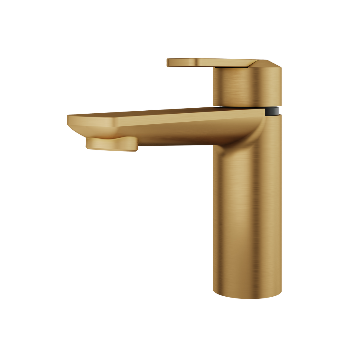 Aquabrass c67 Single-hole Lavatory Faucet C6714 in brushed gold