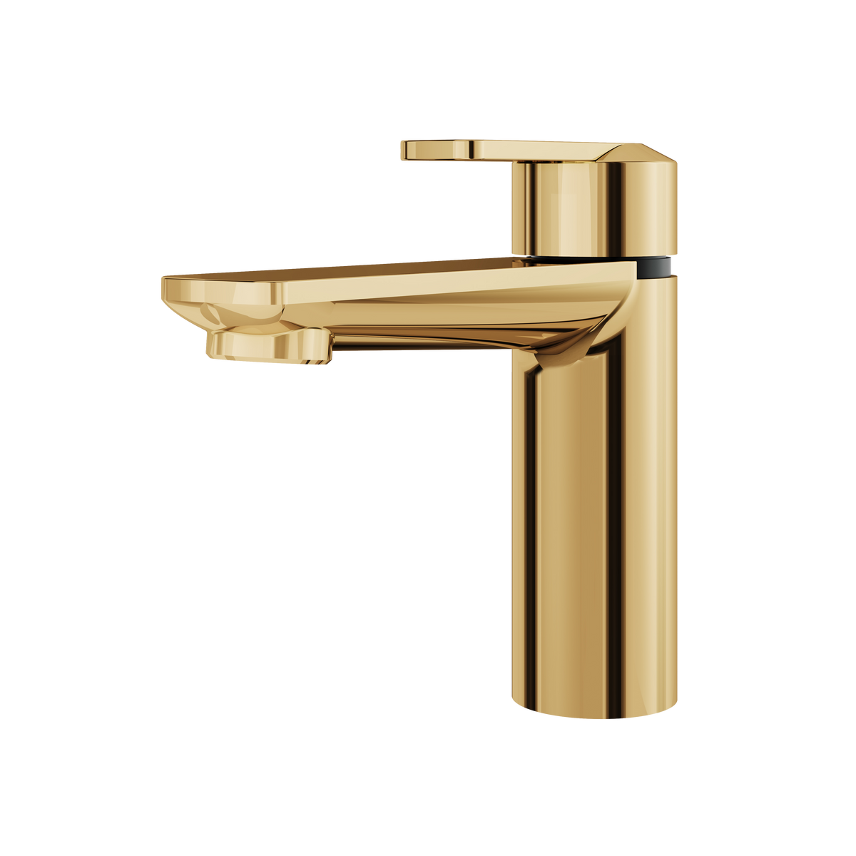 Aquabrass c67 Single-hole Lavatory Faucet C6714 in polished gold