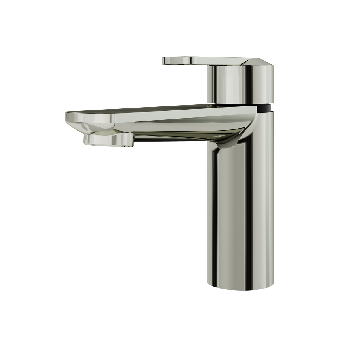 Aquabrass c67 Single-hole Lavatory Faucet C6714 in polished nickel