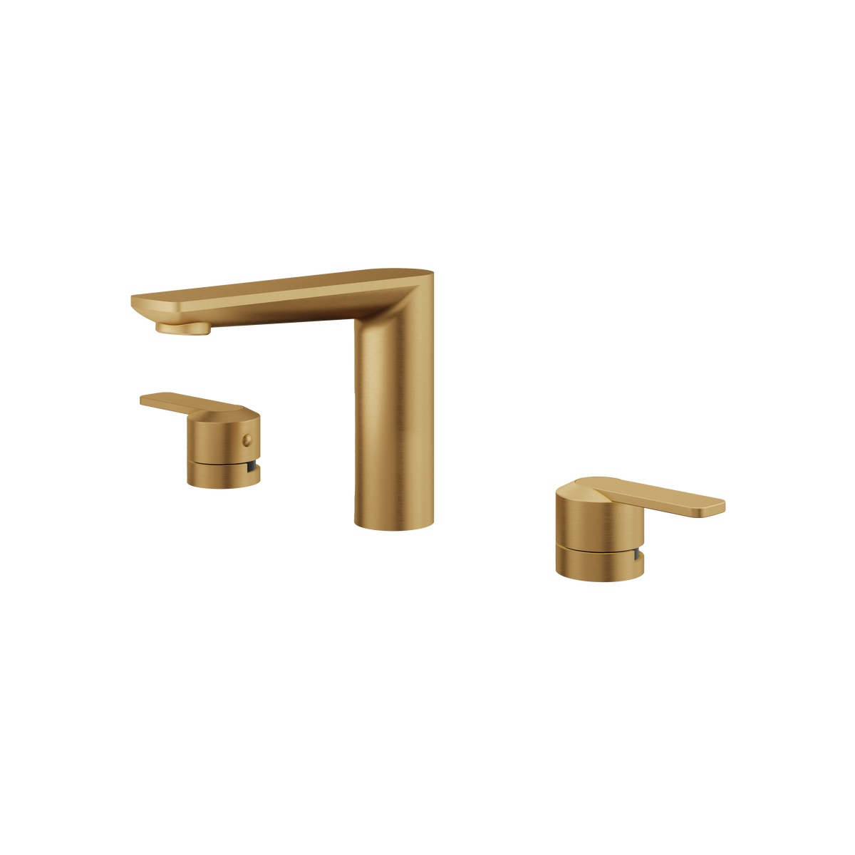 Aquabrass c67 Widespread Lavatory Faucet C6716 in brushed gold