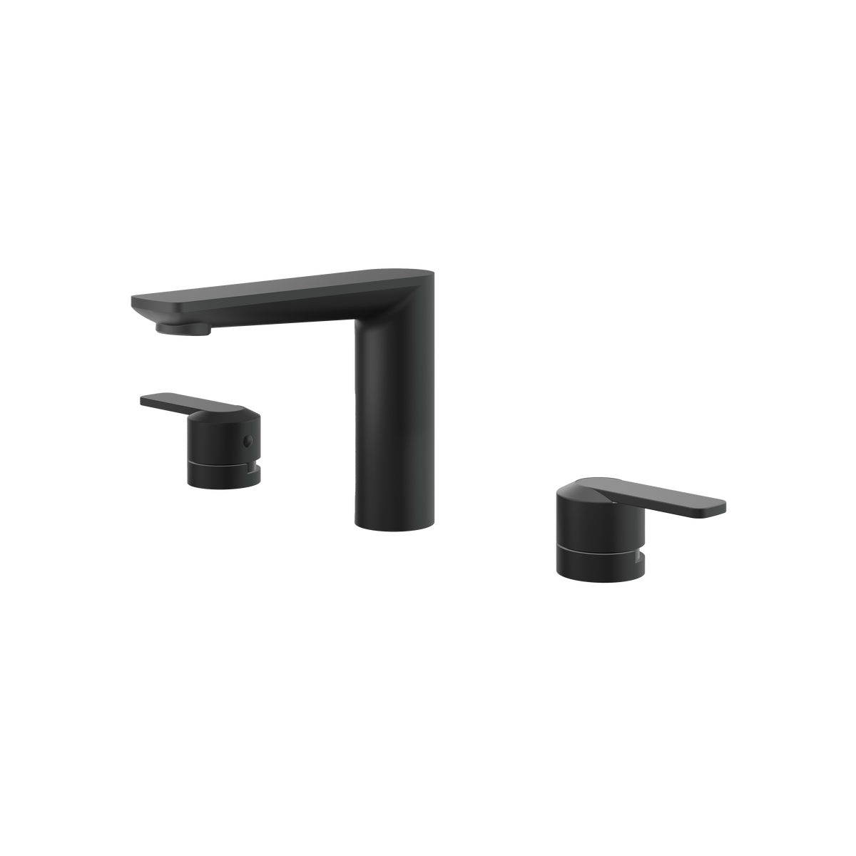 Aquabrass c67 Widespread Lavatory Faucet C6716 in black