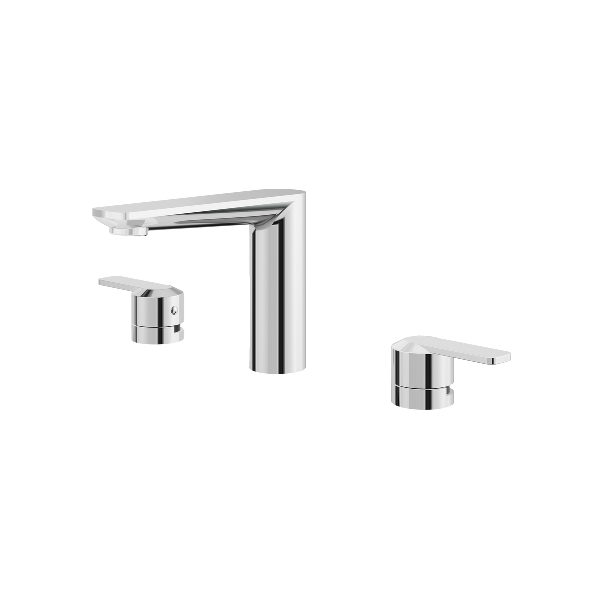 Aquabrass c67 Widespread Lavatory Faucet C6716 in polished chrome