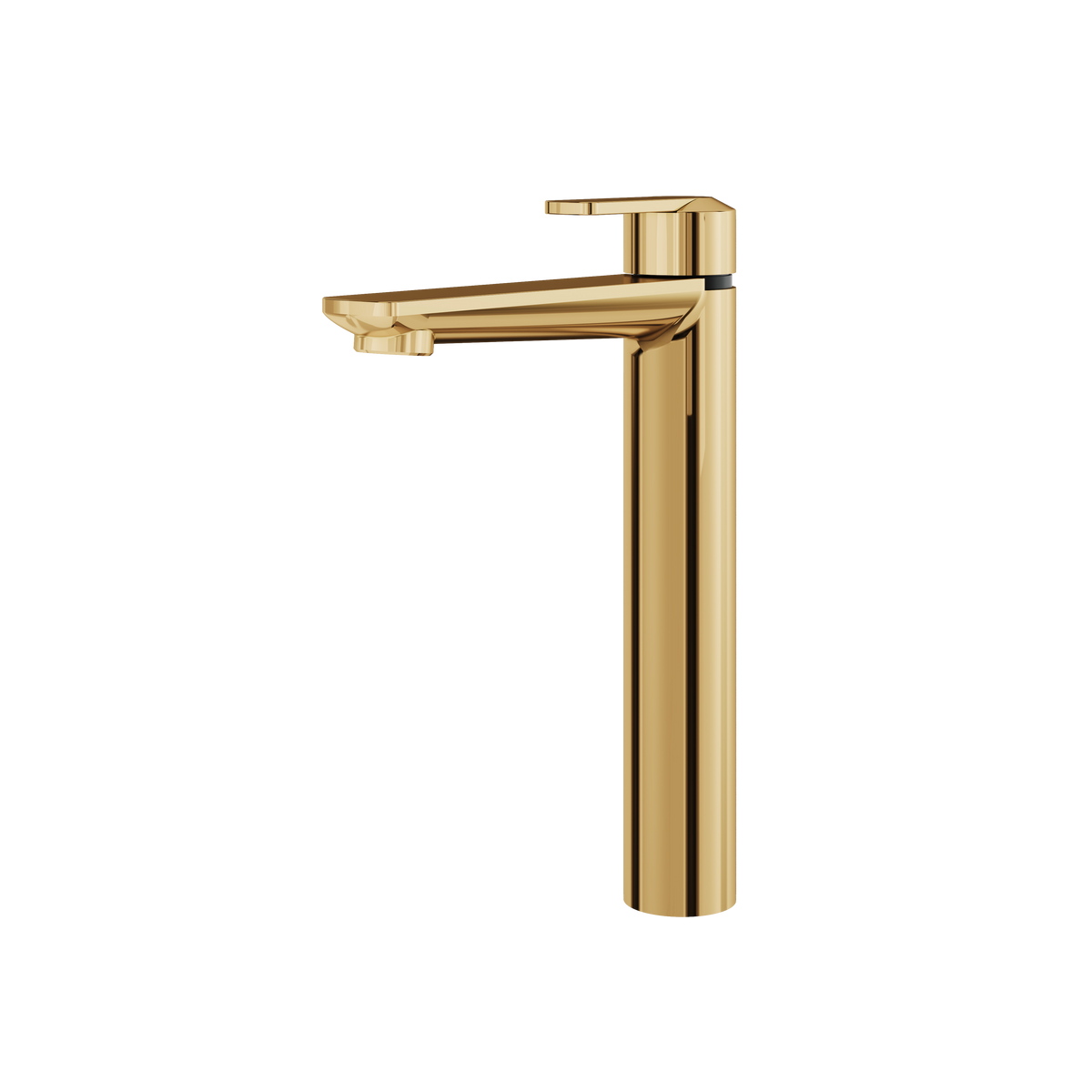 Aquabrass c67 Tall Single-hole Lavatory Faucet C6720 in polished gold