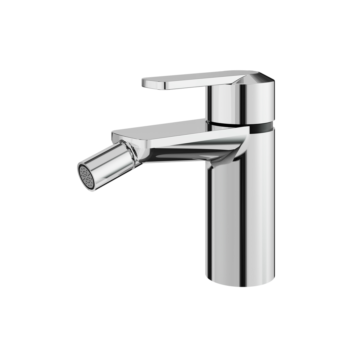 Aquabrass c67 Single-hole Bidet with Swivel Spray C6724 in polished chrome