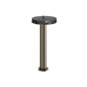 Aquabrass Marmo Floormount Tub Filler with Hidden Handshower CL85NM in black marquina brushed black chrome