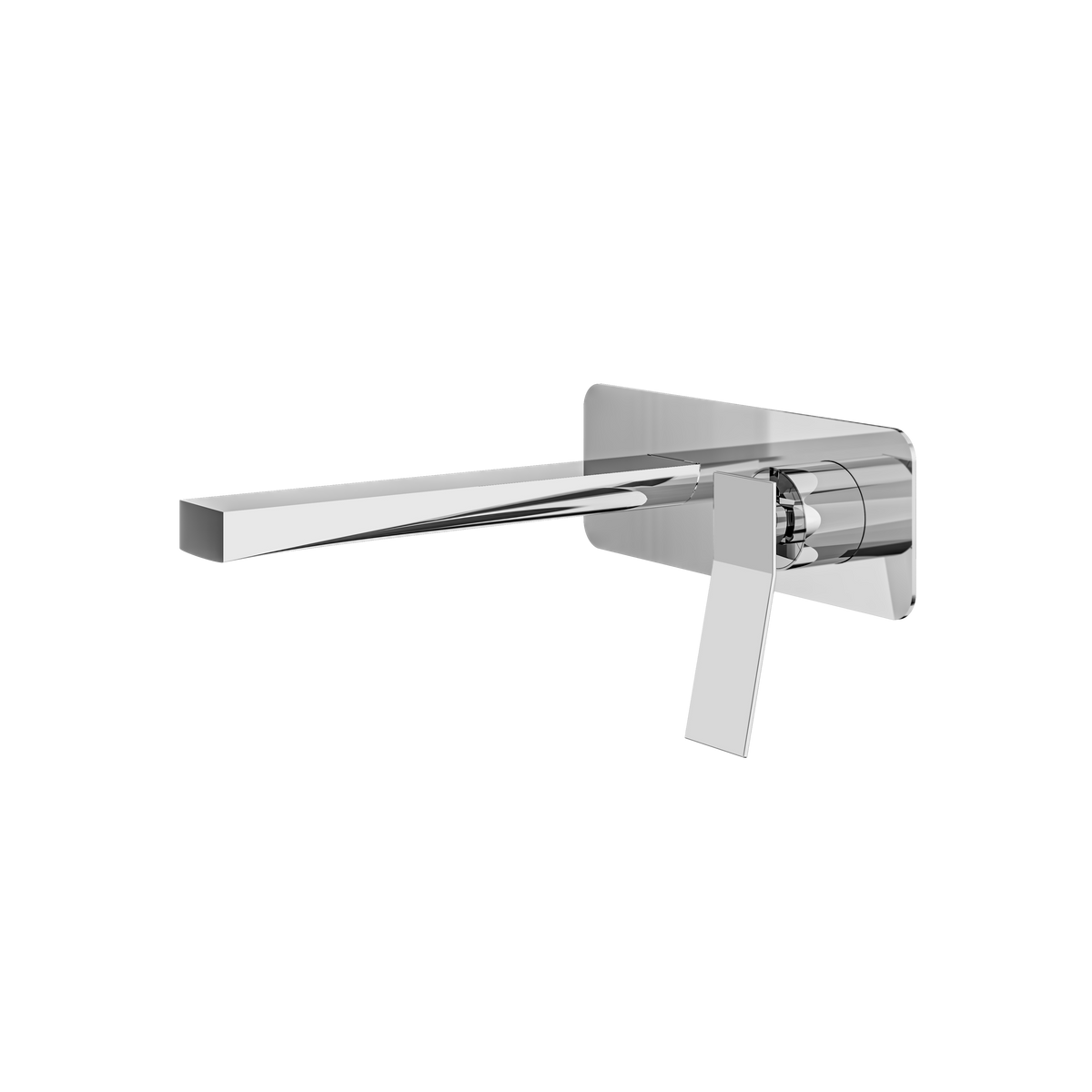 Aquabrass Chicane Wallmount Lavatory Faucet 19N29 in polished chrome