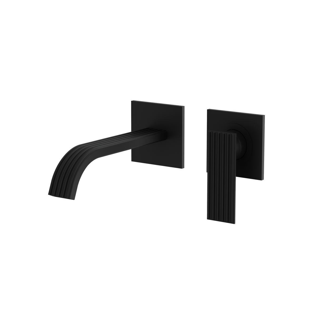 Aquabrass Tosca Wallmount Lavatory Faucet 34028 in black