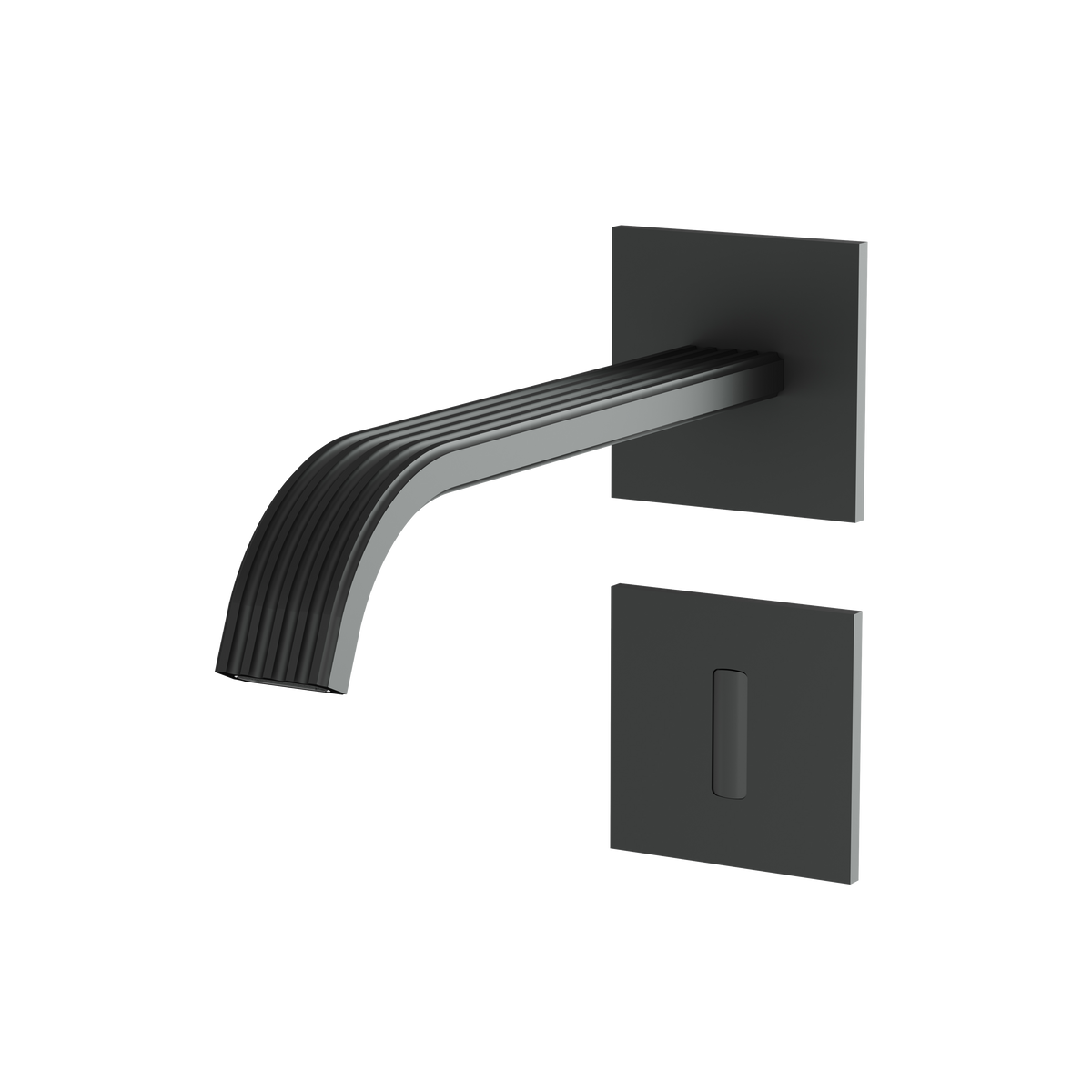 Aquabrass Tosca Wallmount Lavatory Faucet – Touchless 34068 in black