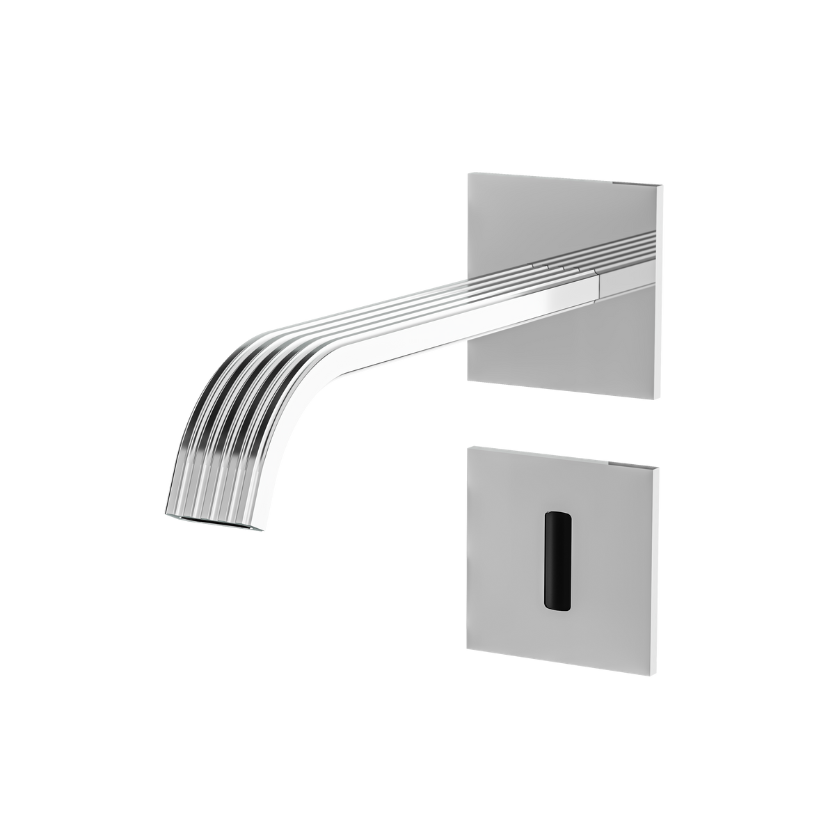 Aquabrass Tosca Wallmount Lavatory Faucet – Touchless 34068 in polished chrome
