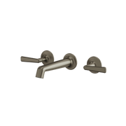Aquabrass Forum Wallmount Lavatory Faucet 42029 in brushed black chrome