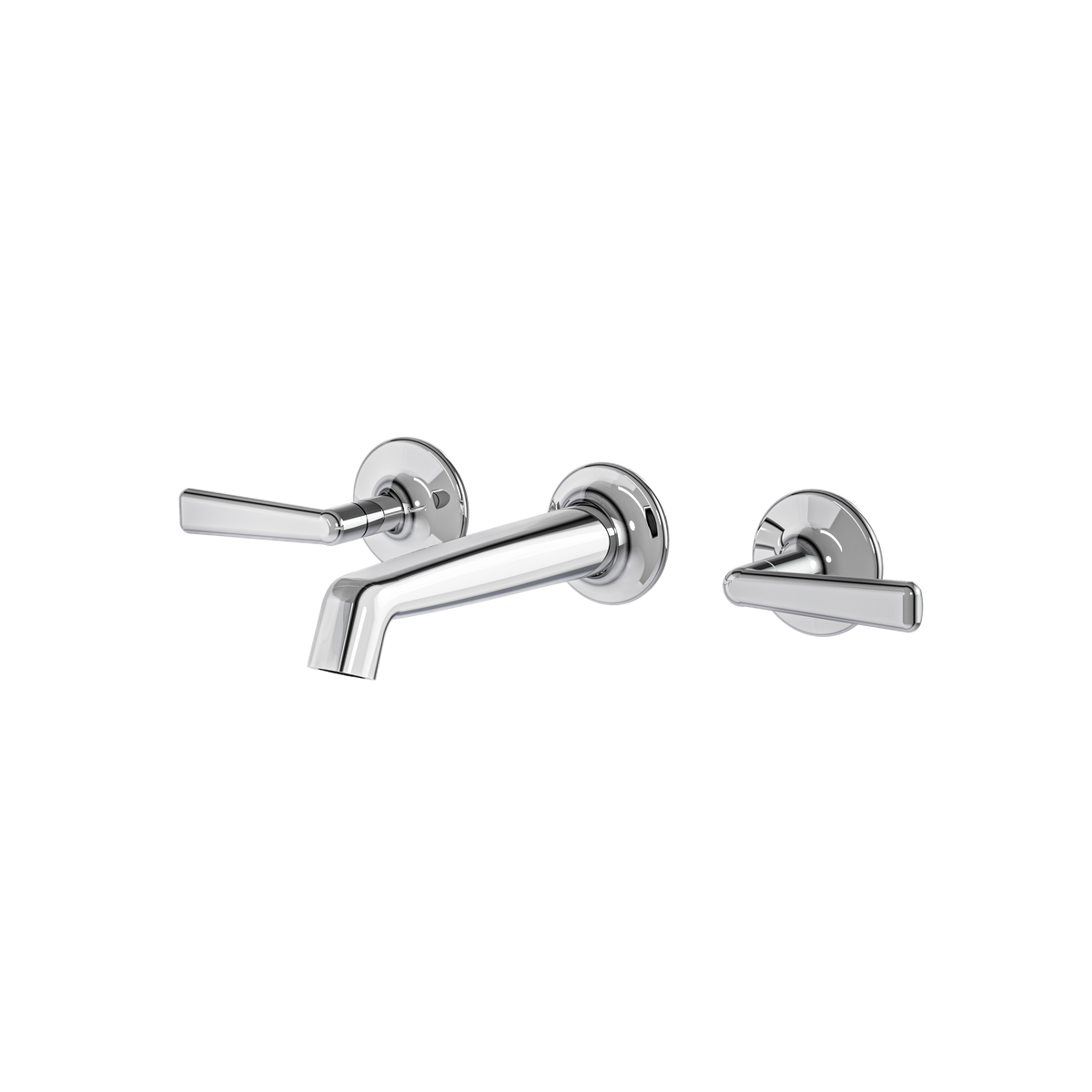 Aquabrass Forum Wallmount Lavatory Faucet 42029 in polished chrome