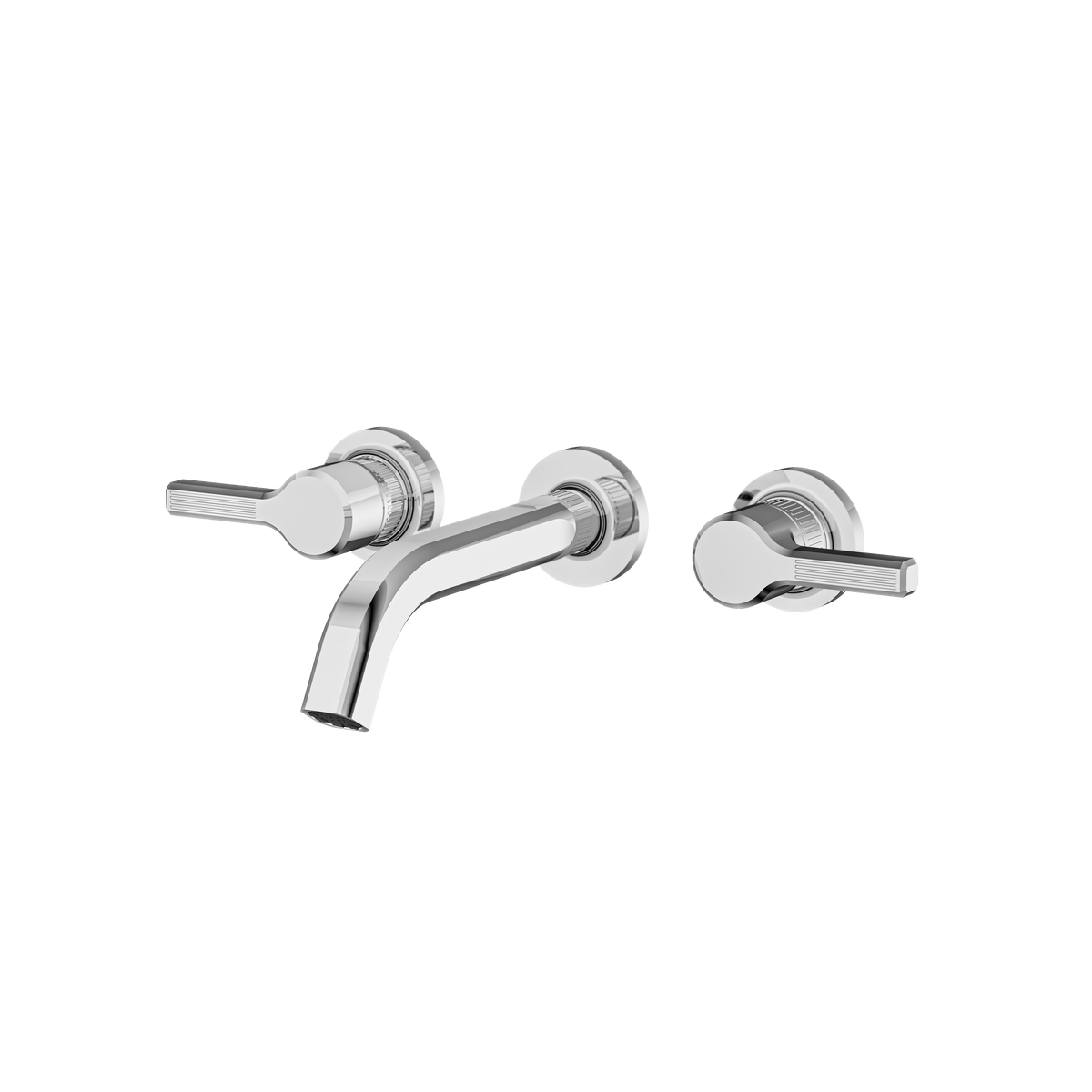 Aquabrass Ariston Wallmount Lavatory Faucet 47029 in polished chrome