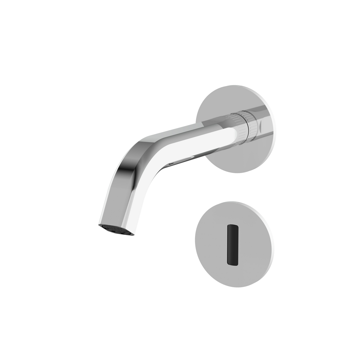 Aquabrass Ariston Touchless Wallmount Lavatory Faucet 47068 in polished chrome