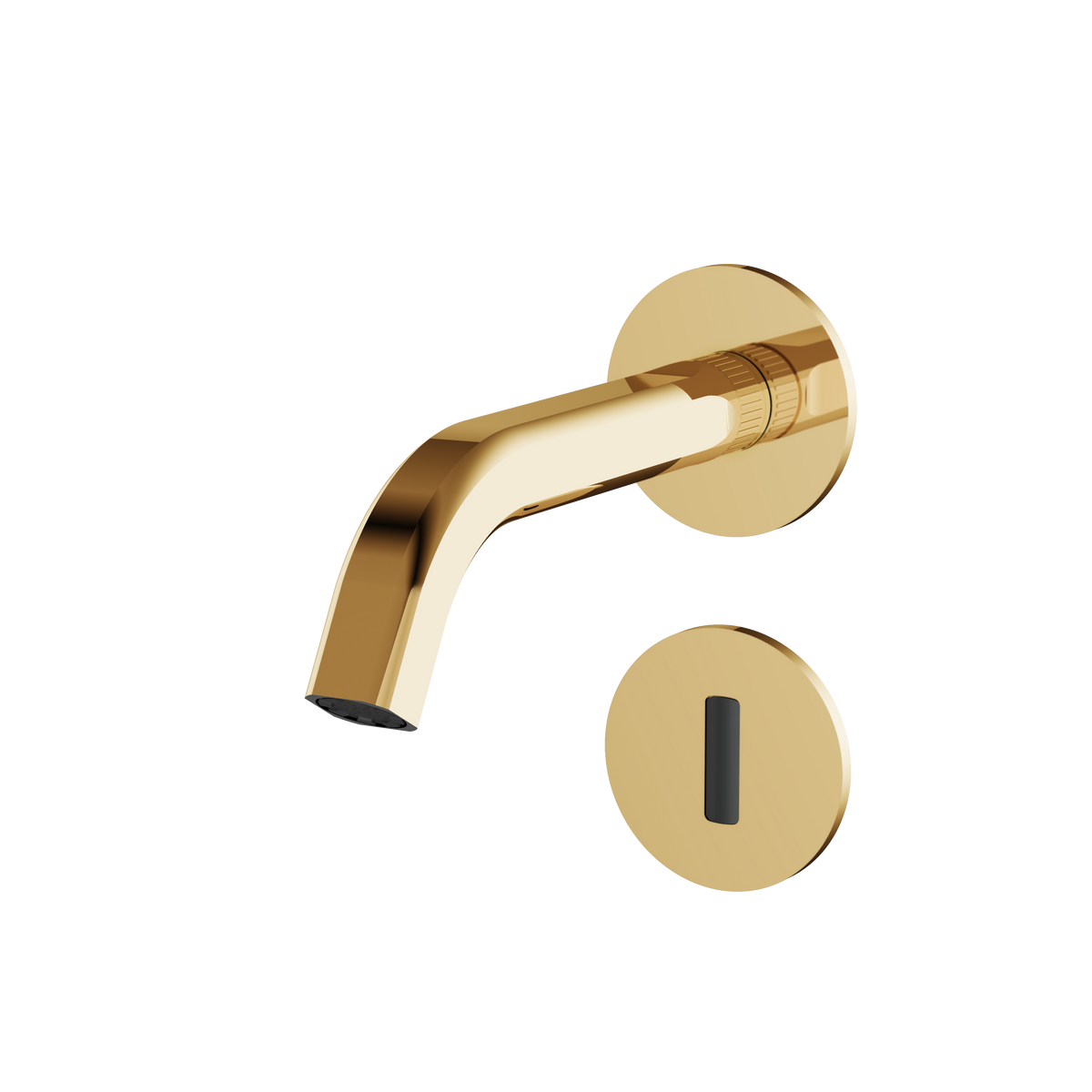 Aquabrass Ariston Touchless Wallmount Lavatory Faucet 47068 in polished gold