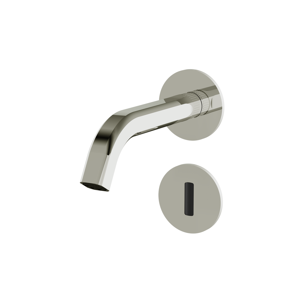 Aquabrass Ariston Touchless Wallmount Lavatory Faucet 47068 in polished nickel