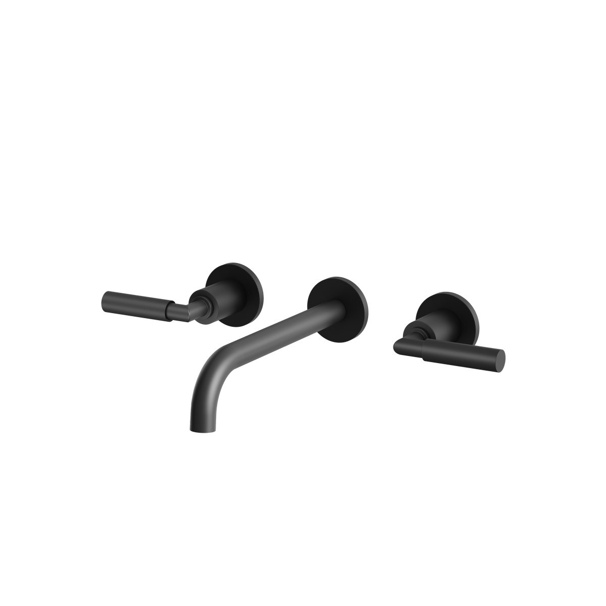 Aquabrass Aria Wallmount Lavatory Faucet 48029 in black