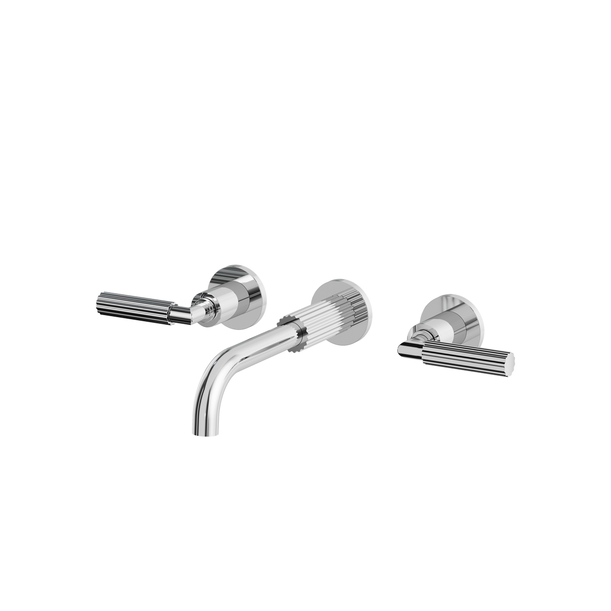 Aquabrass Montebello Wallmount Lavatory Faucet 49029 in polished chrome