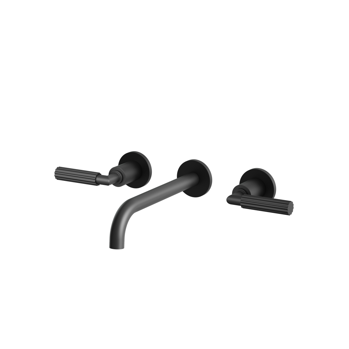 Aquabrass Montecarlo Wallmount Lavatory Faucet 50029 in black