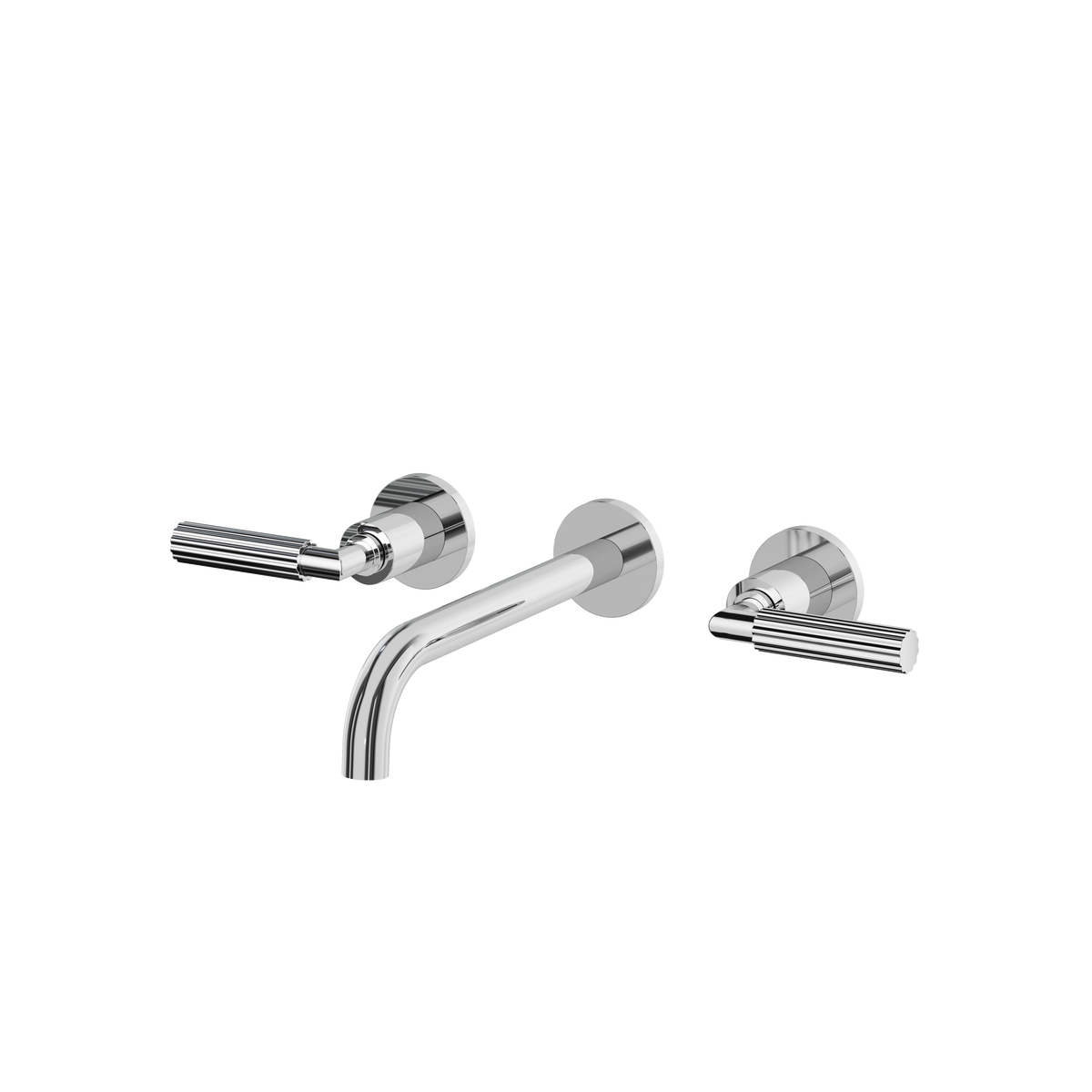 Aquabrass Montecarlo Wallmount Lavatory Faucet 50029 in polished chrome