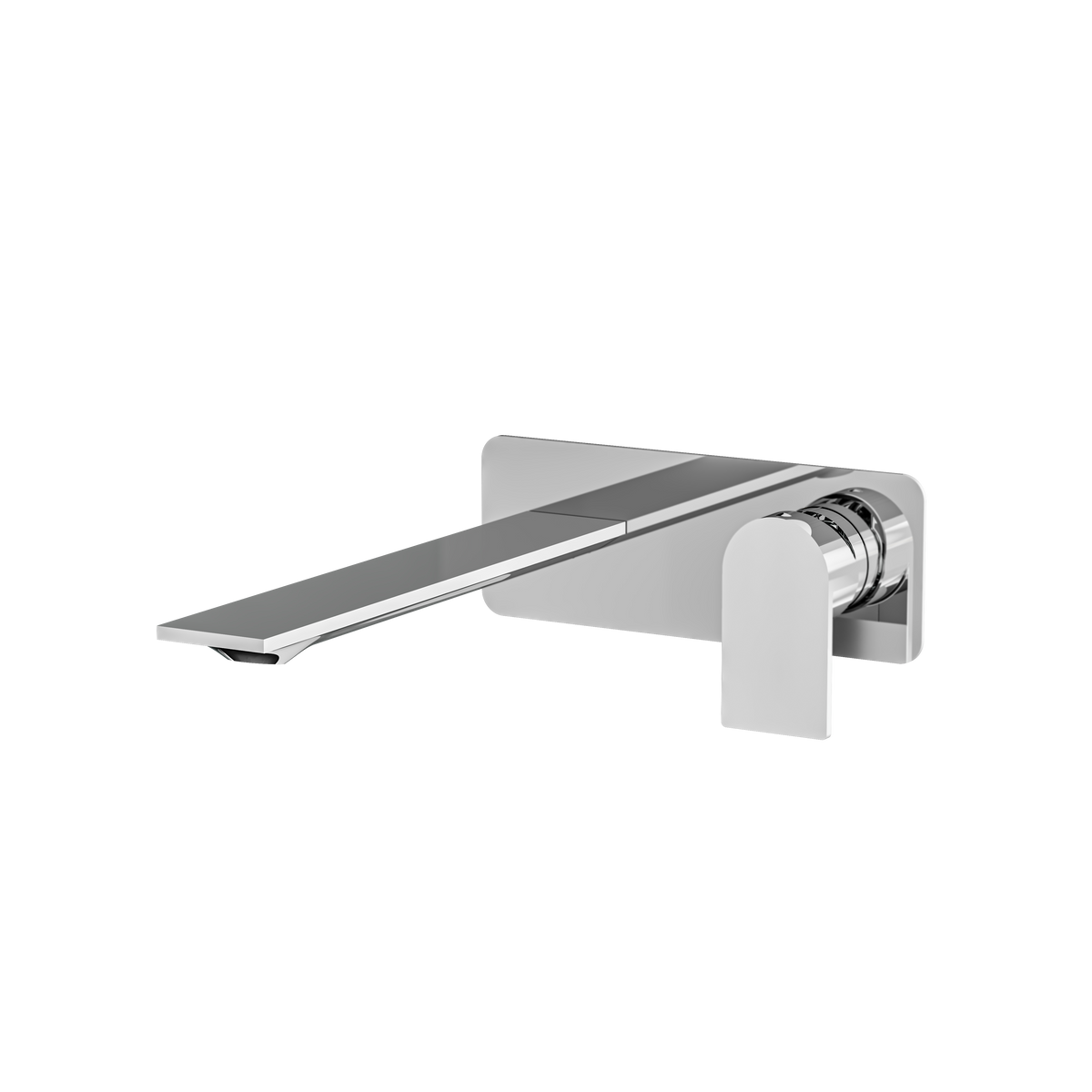 Aquabrass Alpha Wallmount Lavatory Faucet 92N29 in polished chrome