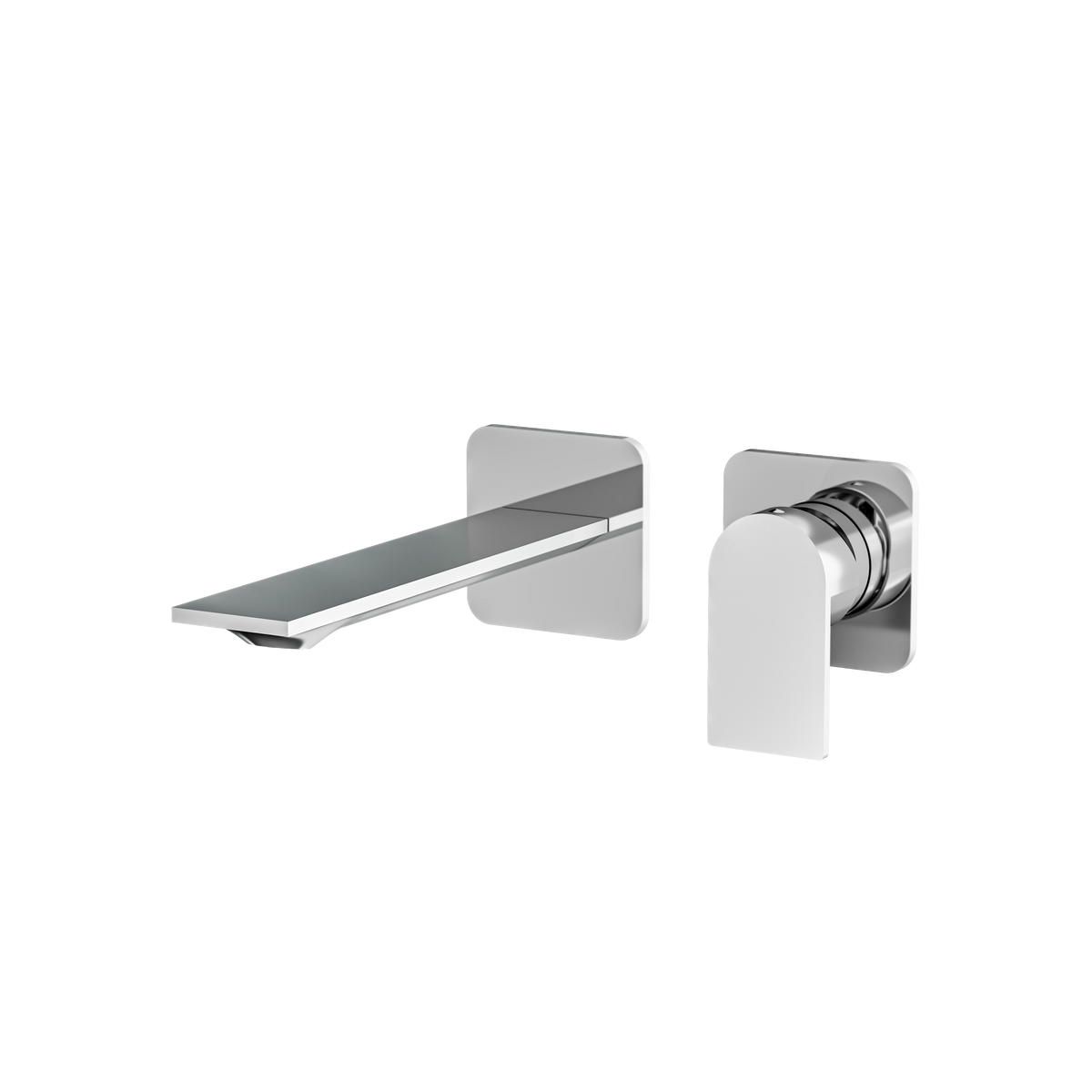 Aquabrass Alpha Wallmount Lavatory Faucet 92N29S in polished chrome