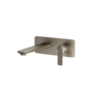 Aquabrass c67 Wallmount Lavatory Faucet C6729 in brushed black chrome