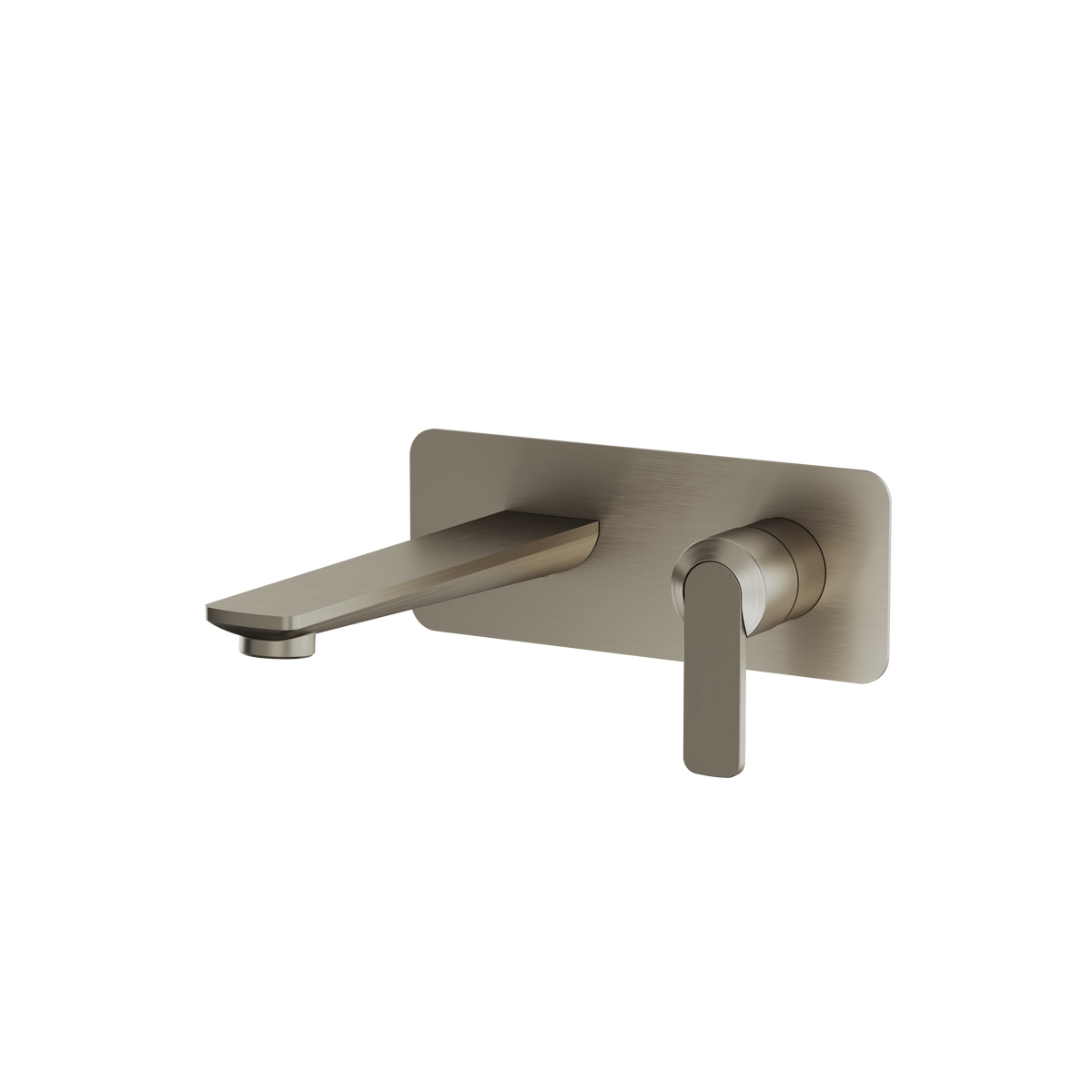 Aquabrass c67 Wallmount Lavatory Faucet C6729 in brushed black chrome