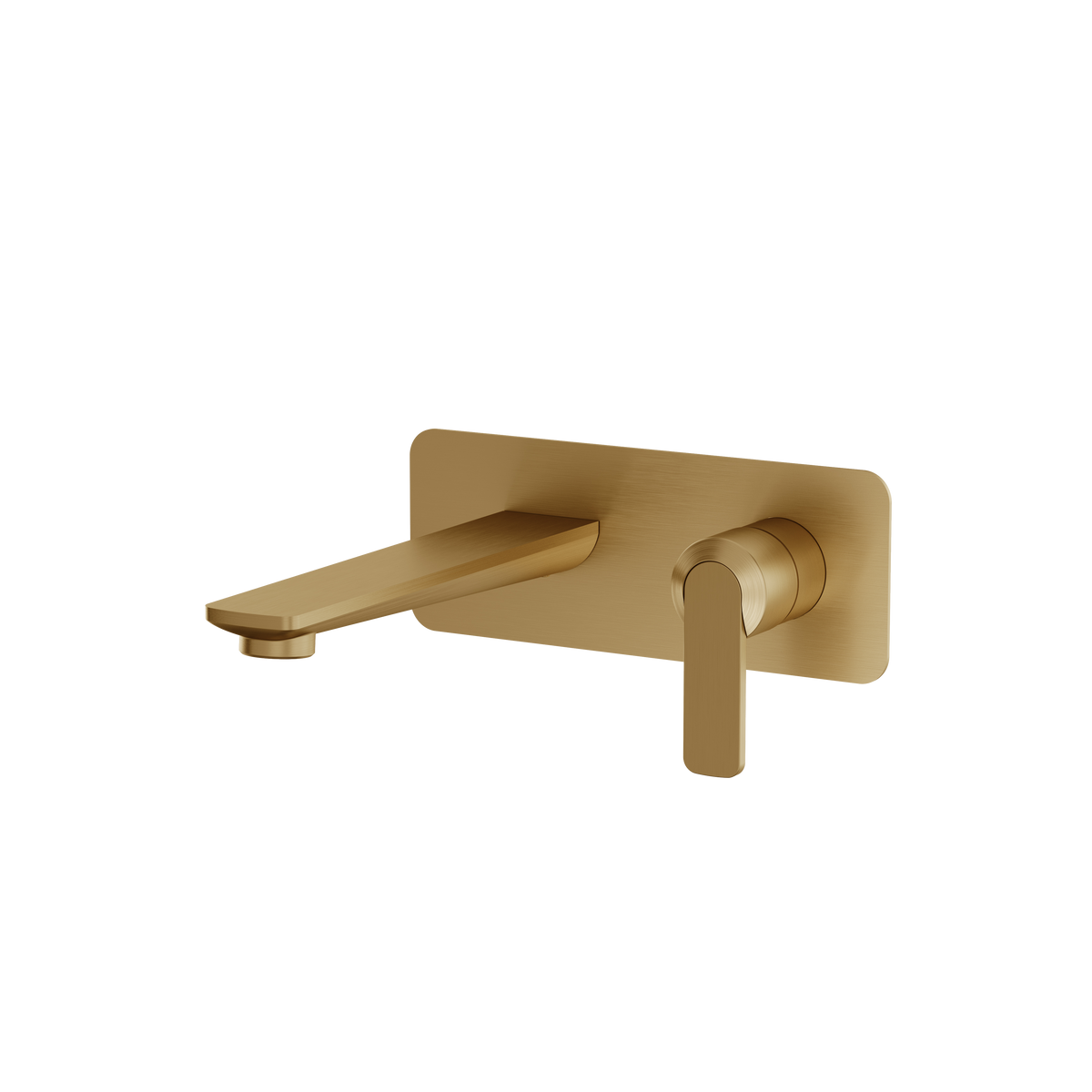 Aquabrass c67 Wallmount Lavatory Faucet C6729 in brushed gold