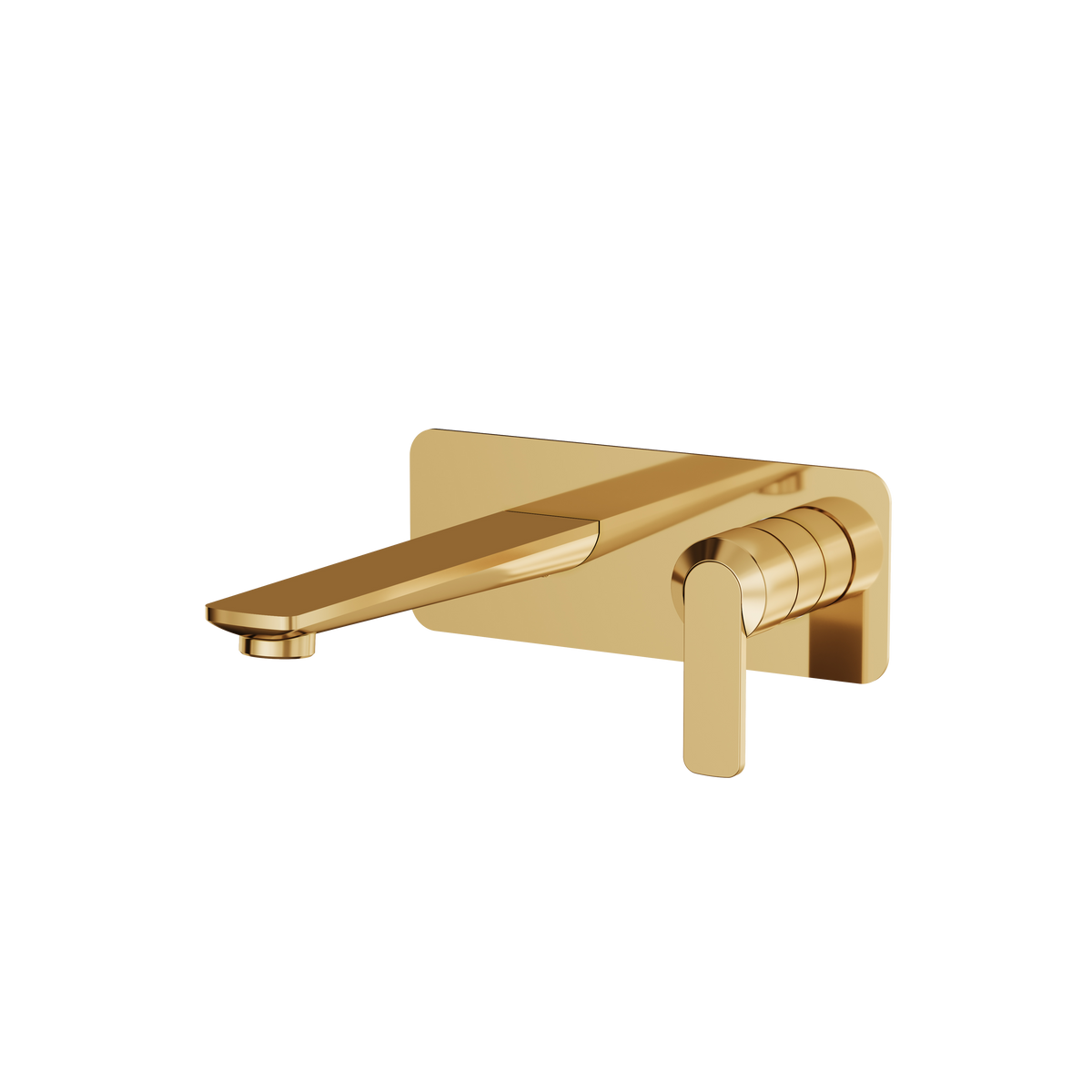 Aquabrass c67 Wallmount Lavatory Faucet C6729 in polished gold