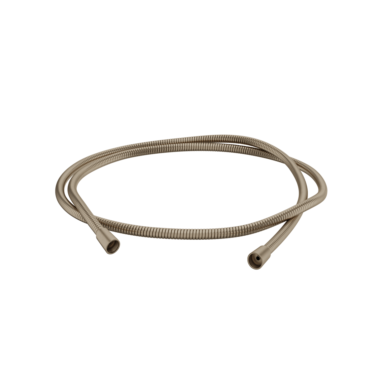 Aquabrass Shower Rails and Components Braided Hose 135 in brushed nickel
