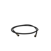 Aquabrass Braided Hose SH035 in brushed black chrome
