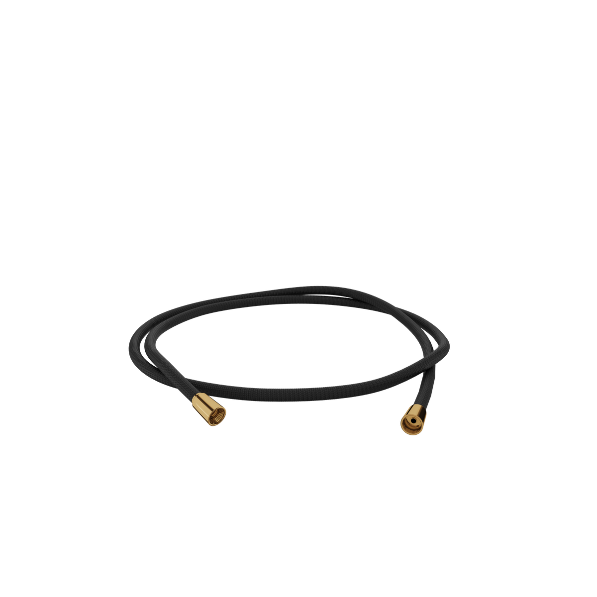 Aquabrass Braided Hose SH035 in polished gold