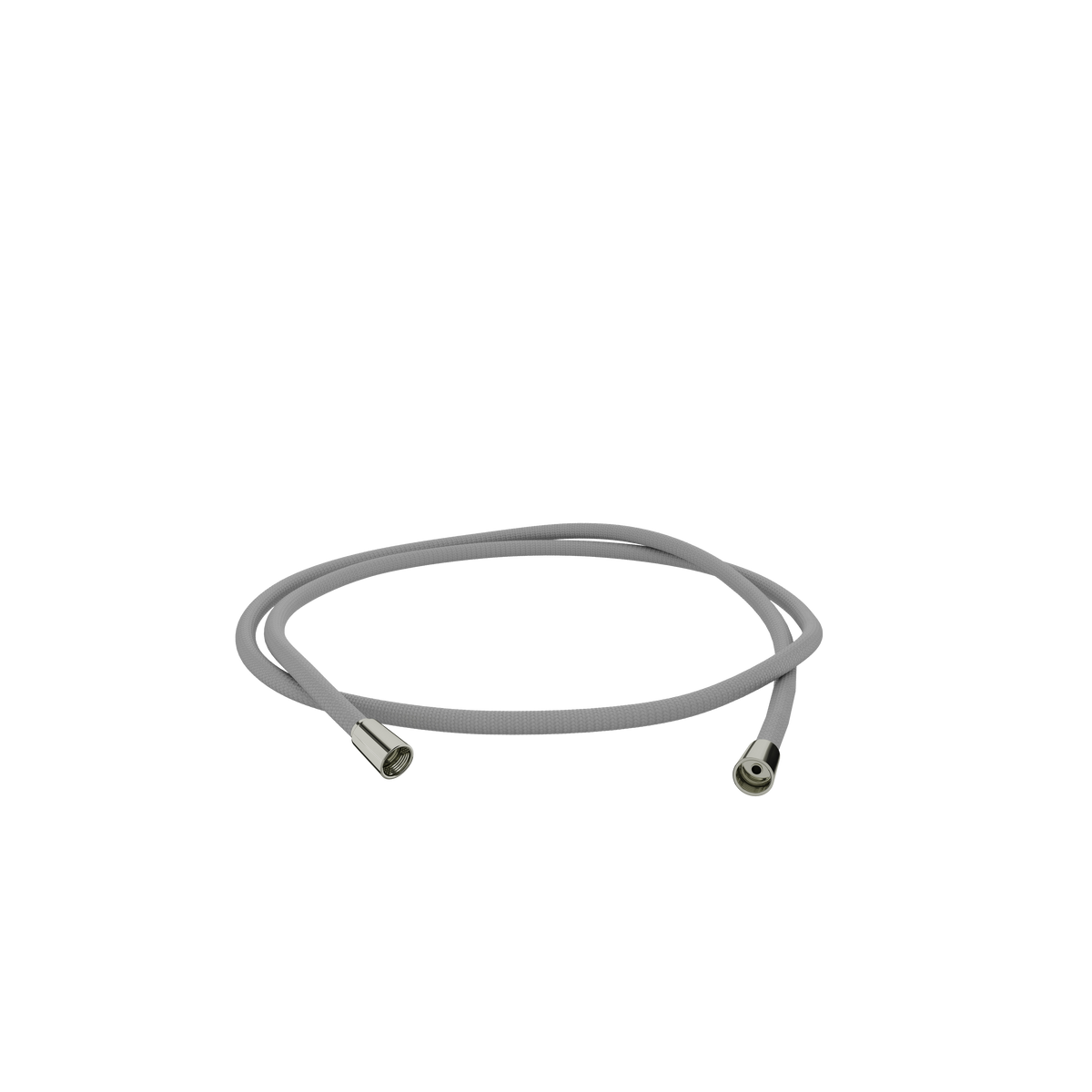 Aquabrass Braided Hose SH035 in polished nickel