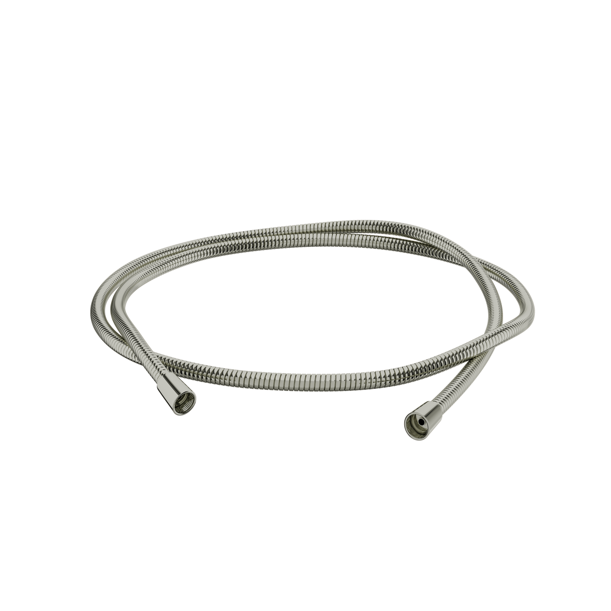 Aquabrass Shower Rails and Components Braided Hose 135 in polished nickel
