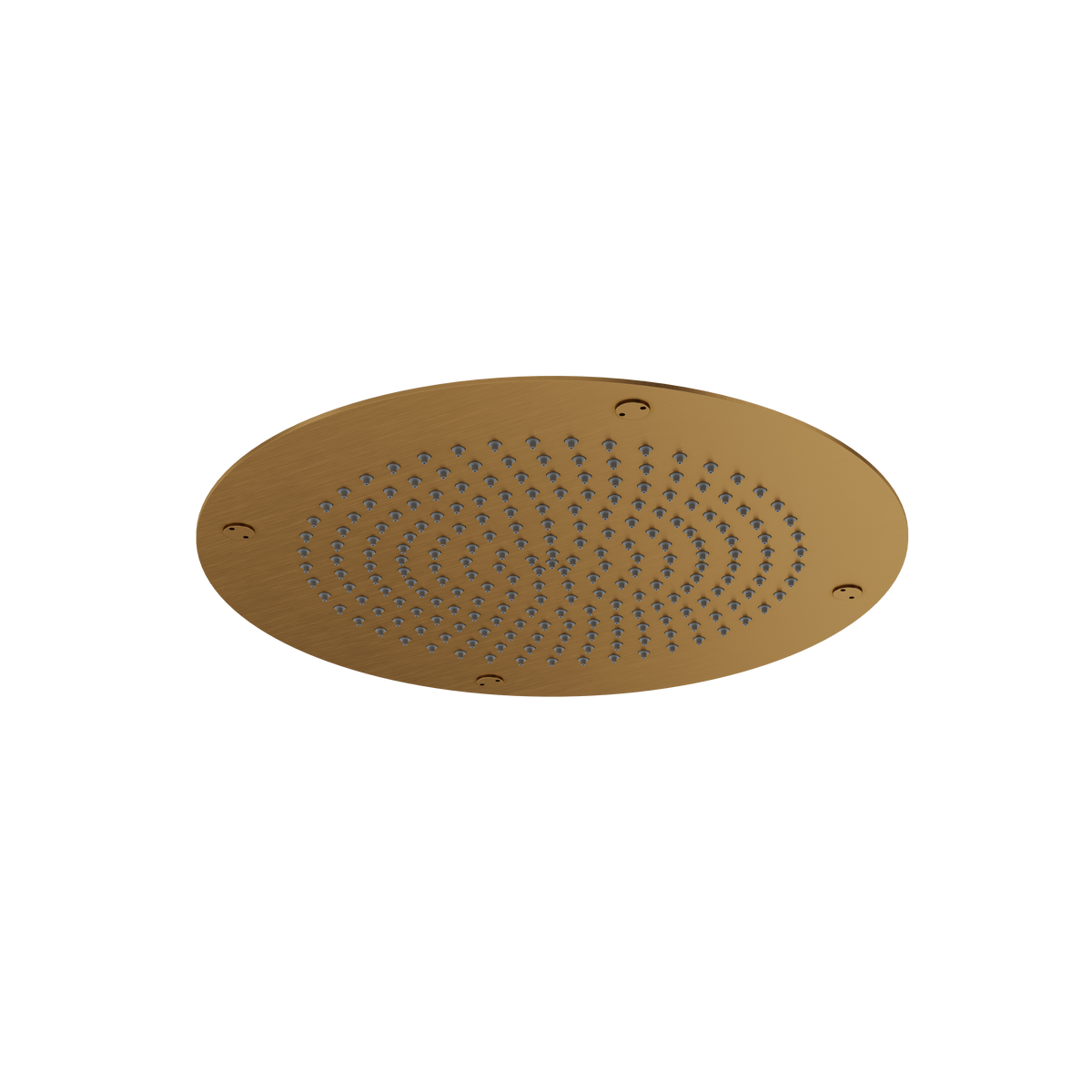 Aquabrass Aquaflush 14” Round Recessed Rainhead 714 in brushed gold