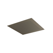 Aquabrass Aquaflush 14” X 14″ Square Recessed Rainhead 828 in brushed black chrome